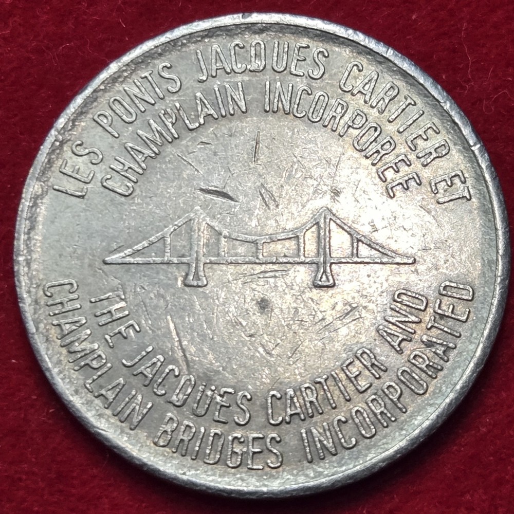 CANADA Jacques Cartier & Champlain CuNi Bridge Token