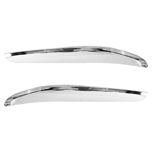2PCS Front Bumper Molding Chrome Trim Left and Right Replacement for 2011 2012