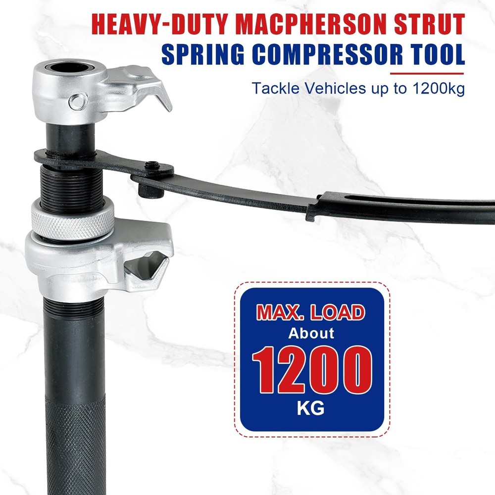 Coil Spring Compressor Tool, Heavy Duty Macpherson Strut Spring Compressor To...