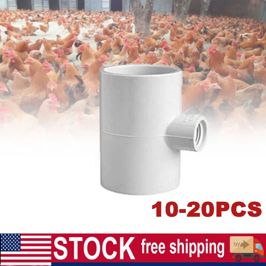 Three-way Connection Tool Poultry Water Dispenser Accessories Chicken Drinking
