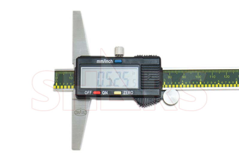 SHARS 0-6" 150MM CALIPER DIGITAL ELECTRONIC DEPTH GAGE GAUGE NEW #]