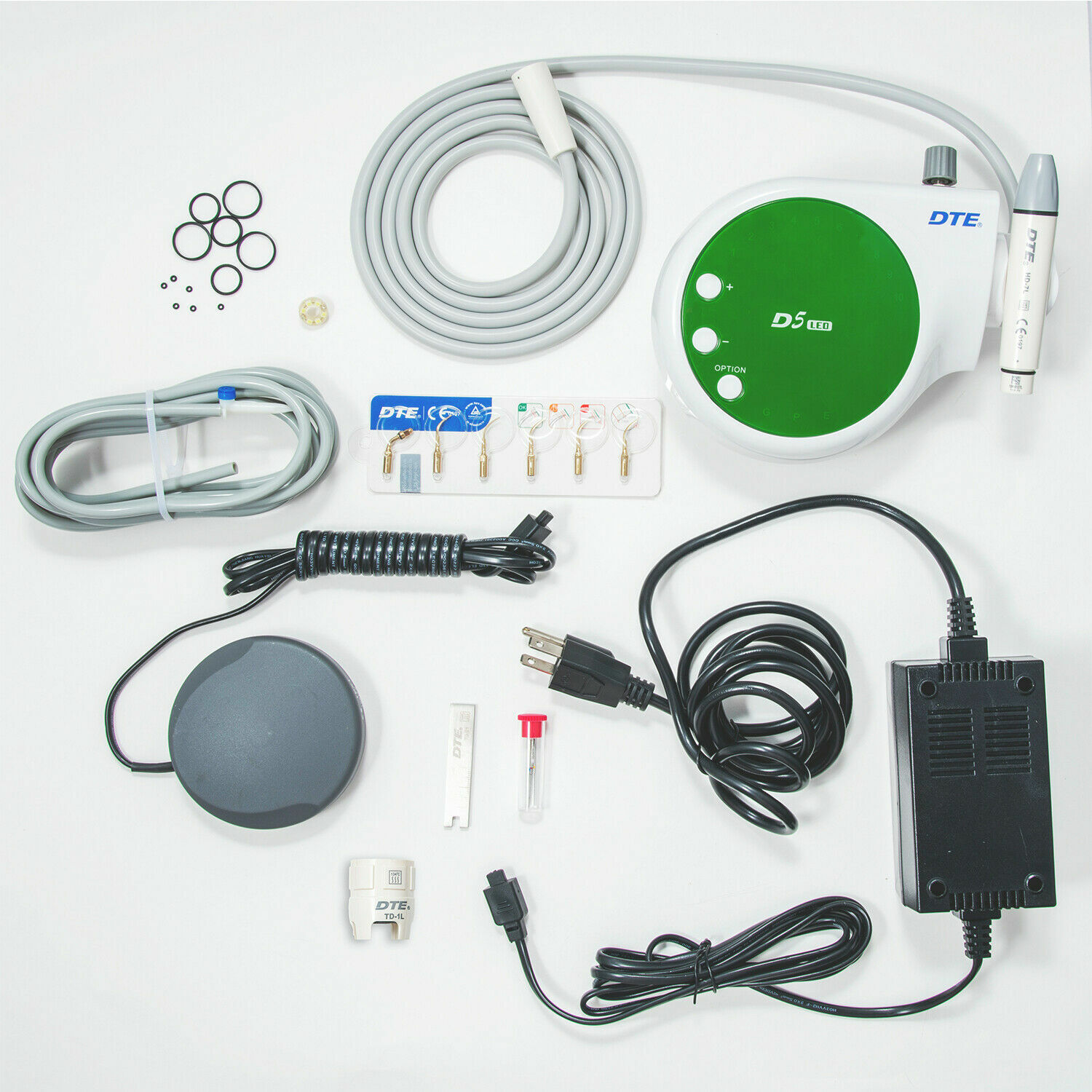 Original Woodpecker Dental DTE D1 D5 LED Ultrasonic Piezo Scaler Handpiece 110V