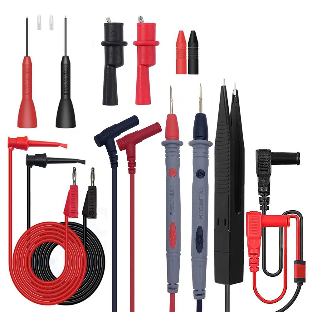 Multimeter Test Leads Set, Professional Leads Kit, Precision Sharp Probe Test Le