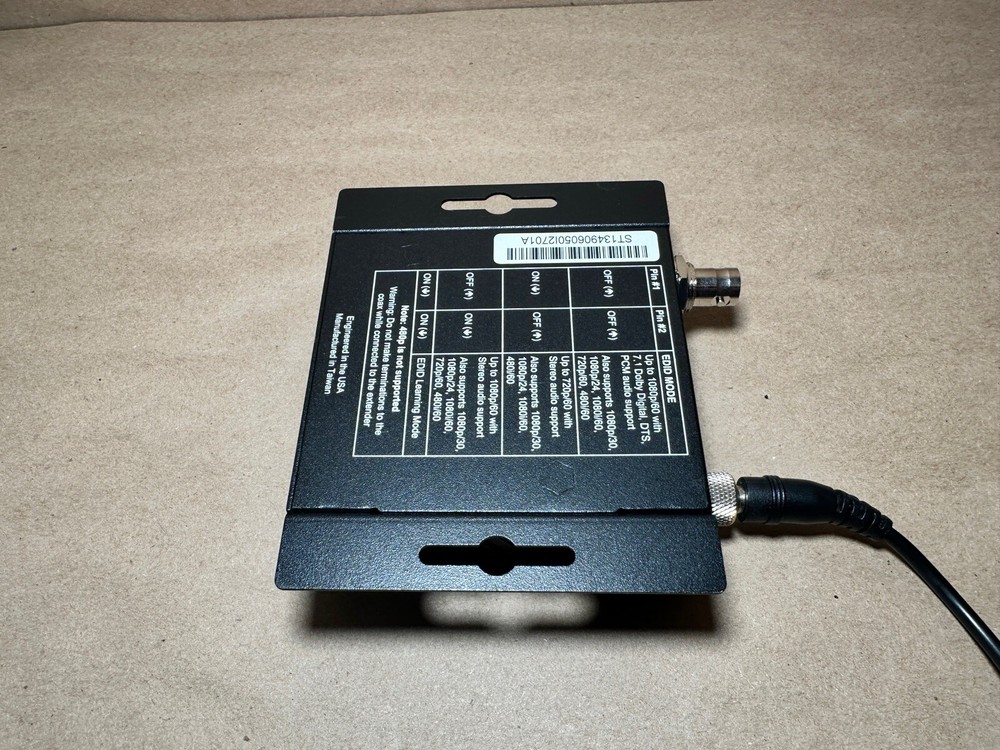 Binary B-400-1COAX-HDIR Transmitter and Power Cord ONLY