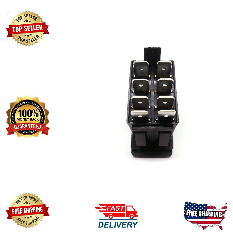 701/60002 - JCB BACKHOE PANEL SWITCH, 12 V 8 PIN