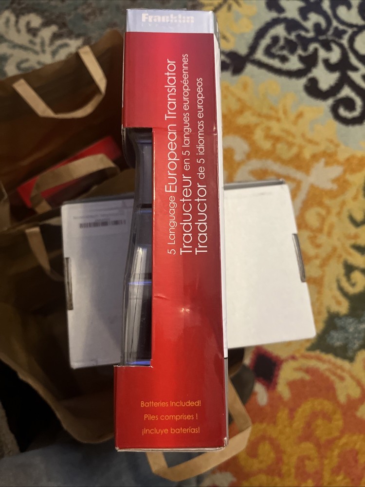 Franklin Explorer 5 Language European Translator! FR-TXF5