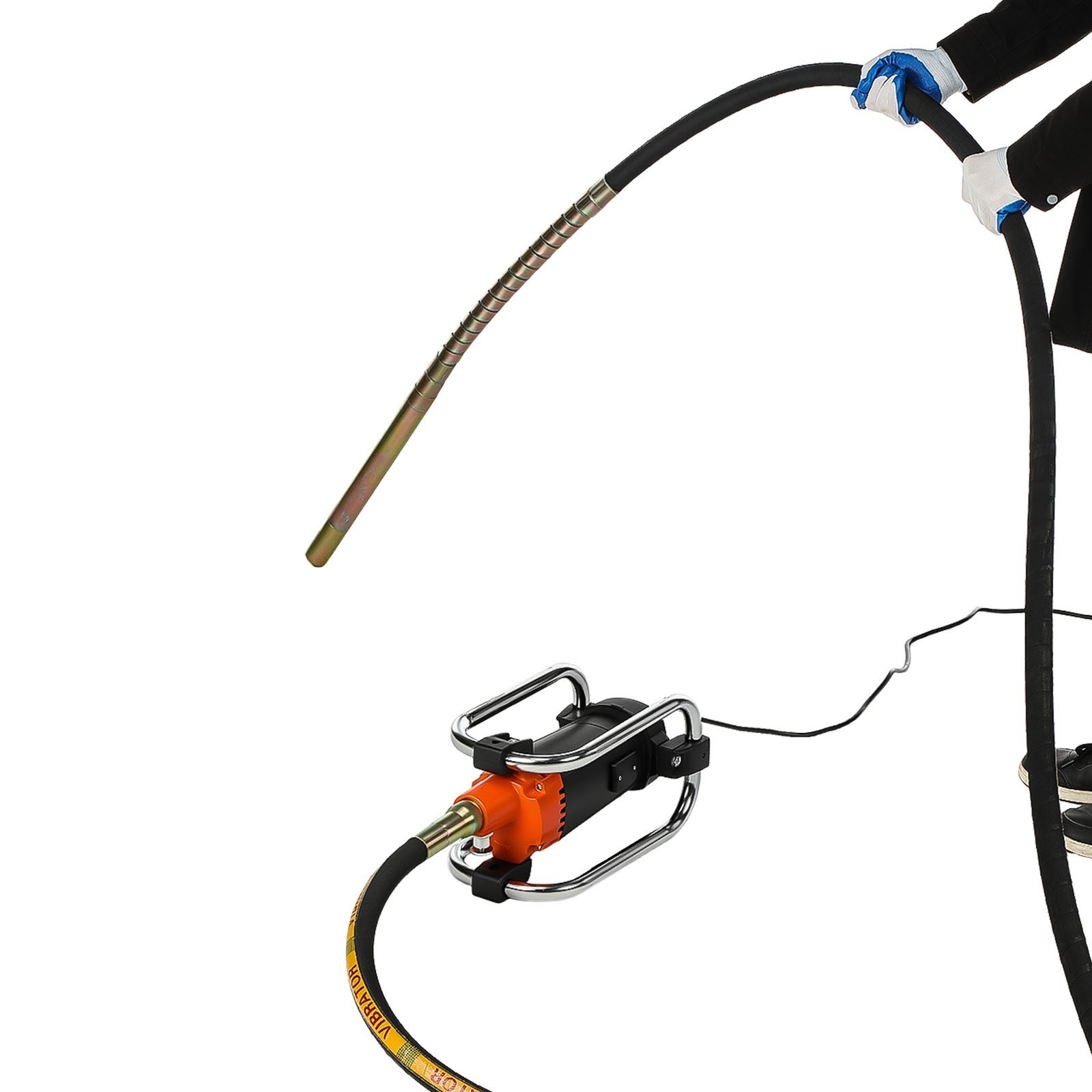 Electric Concrete Vibrator 2000W 14-3/4 feet Poker to Remove Air Bubbles 6m