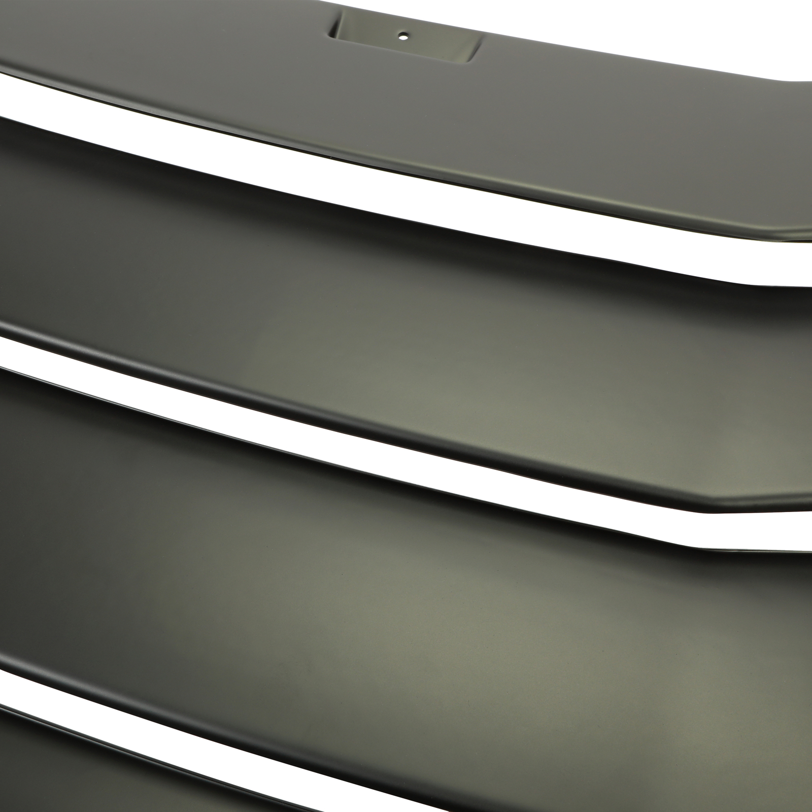 HECASA Rear Window Louver Cover Vent Black ABS For 2011-2023 2020 Dodge Charger