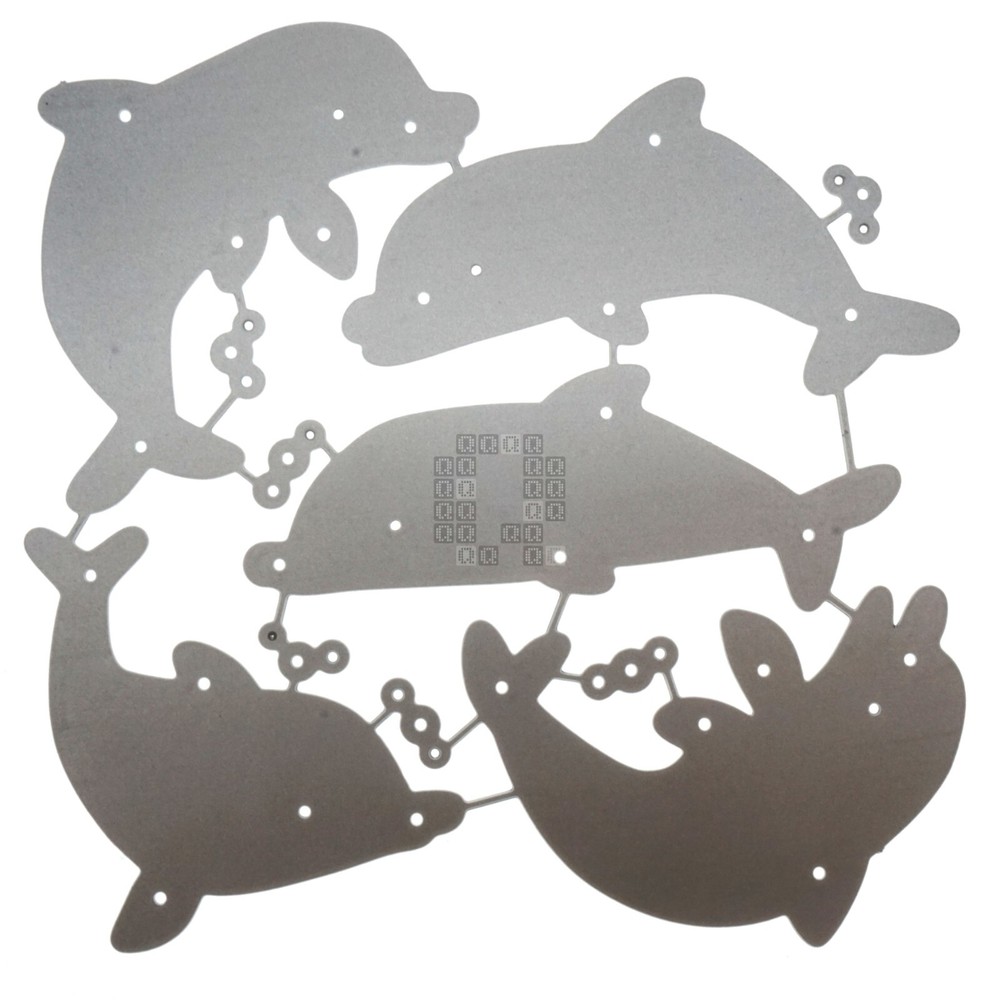 5-Piece Dolphins Metal Cutting Dies Set