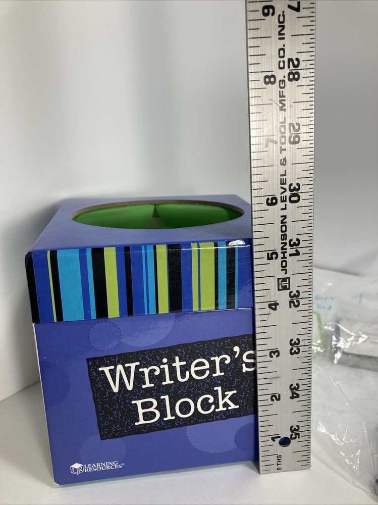 Learning Resources Writers Block Cube Prompts Classroom/Tutoring/Homeschool