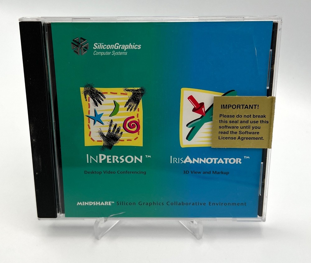 Vintage - Silicon Graphics SGI - InPerson & IRIS Annotator - Set