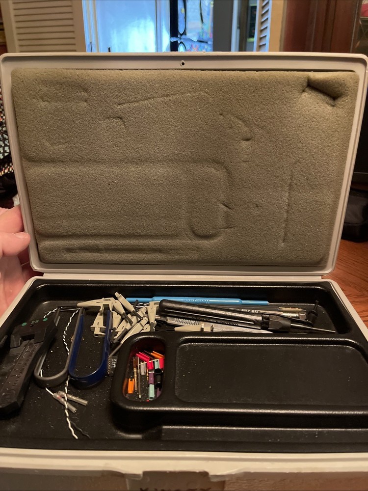 Electronics Toolbox With Tools, Various Tools, Various Testing Equipment See Pic