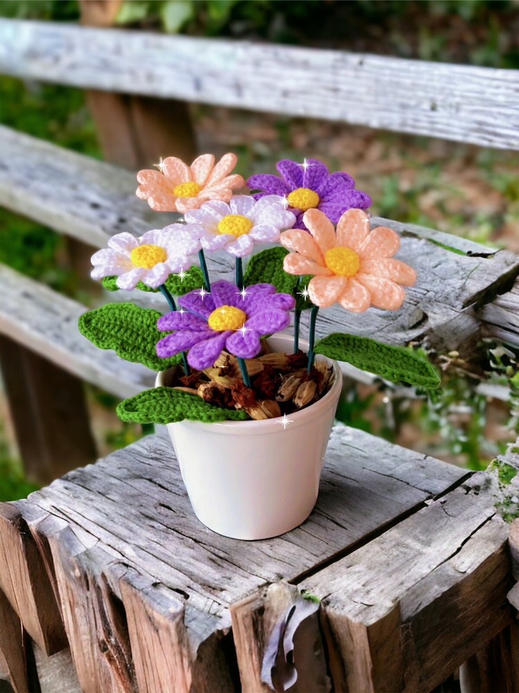 Crochet Colorful Daisies »