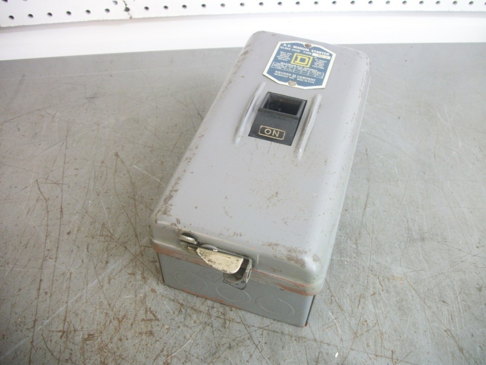 SQUARE D ENCL AC MANUAL STARTER 2510SG2 3PH 550VOLT 5HP