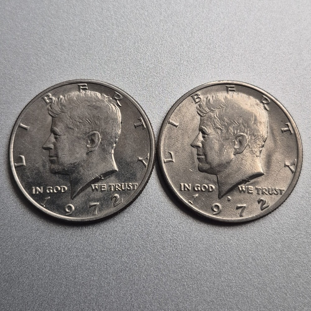 1972 P & D Kennedy Half Dollar