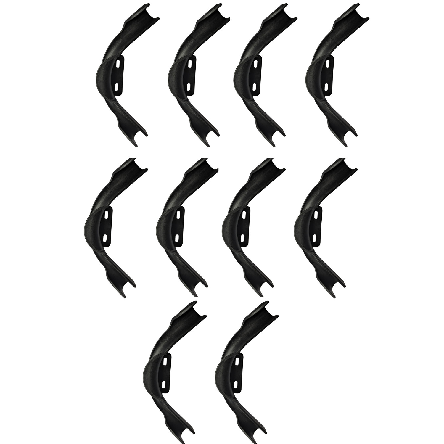 10 Pack XFITTING 3/4" Pex B Plastic Tubing, Plastic Bend Support w/ Ear