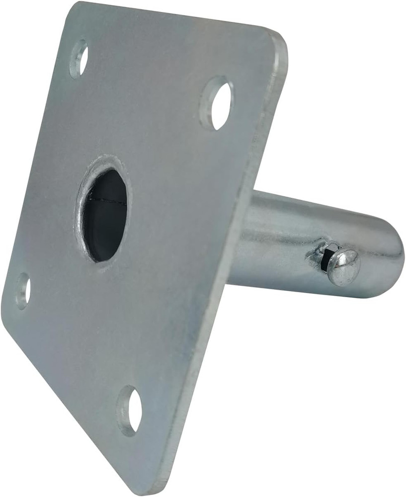 Galvanized Scaffold Base Plates with Pins for Baker Style Scaffolding, 4 PCS