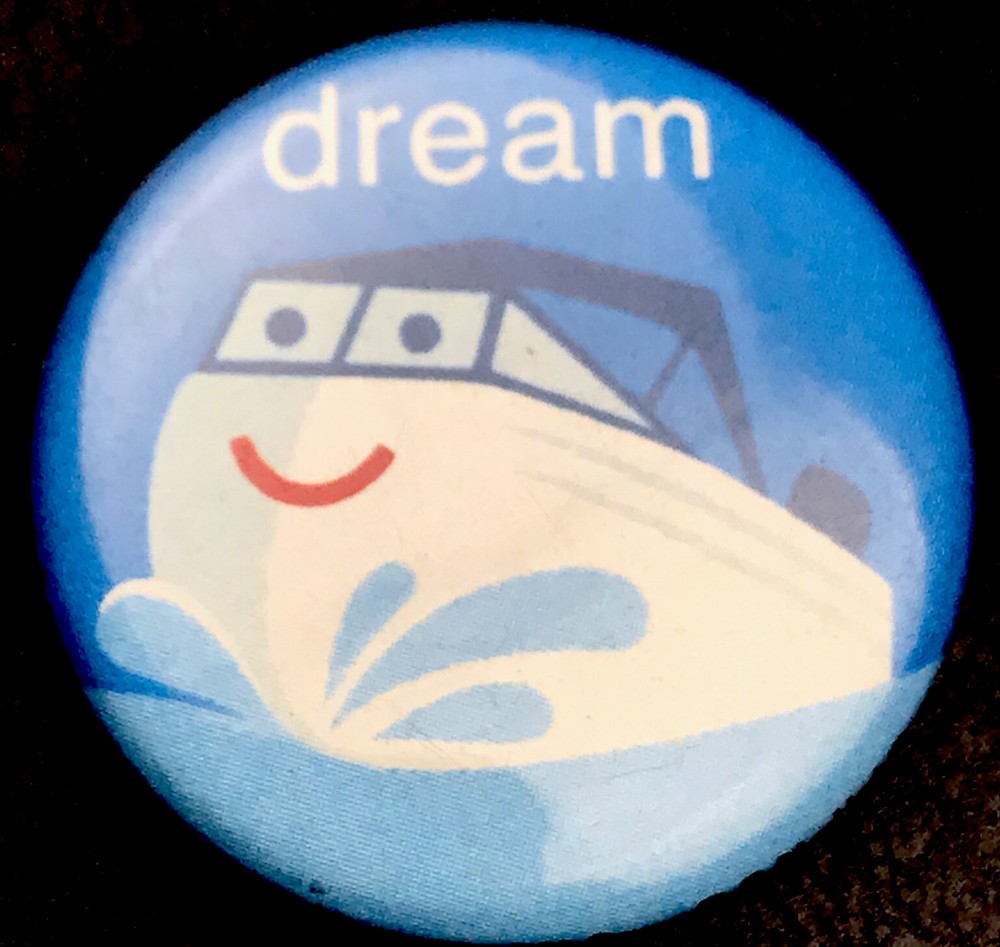 Dream Boat Pin Button Pinback