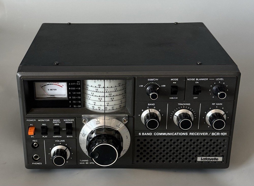 Power Tested Only — Lafayette Communications Receiver BCR-101 — See Description