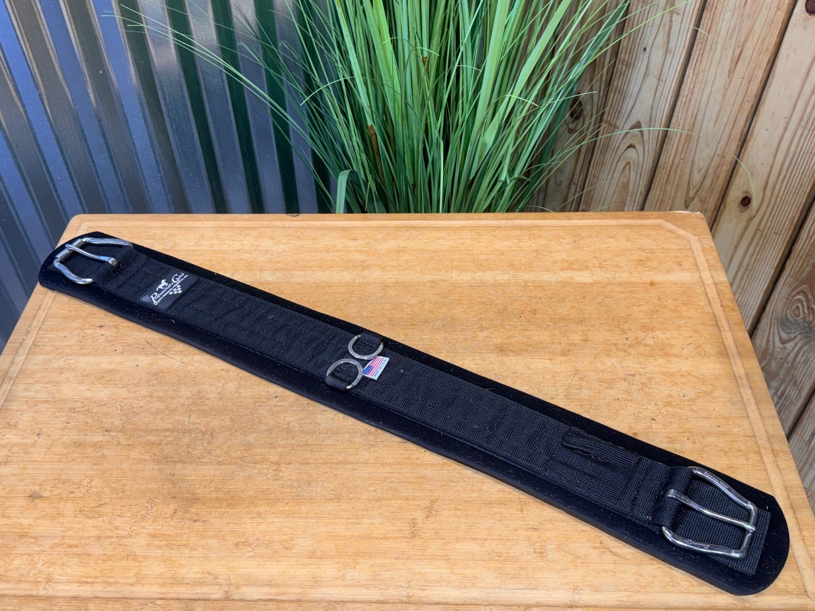 PROFESSIONAL'S CHOICE Black Neoprene Western Horse Saddle Cinch Girth ~36"