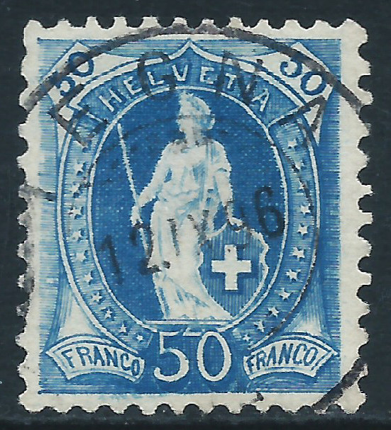Switzerland, Sc #86, 50c Used