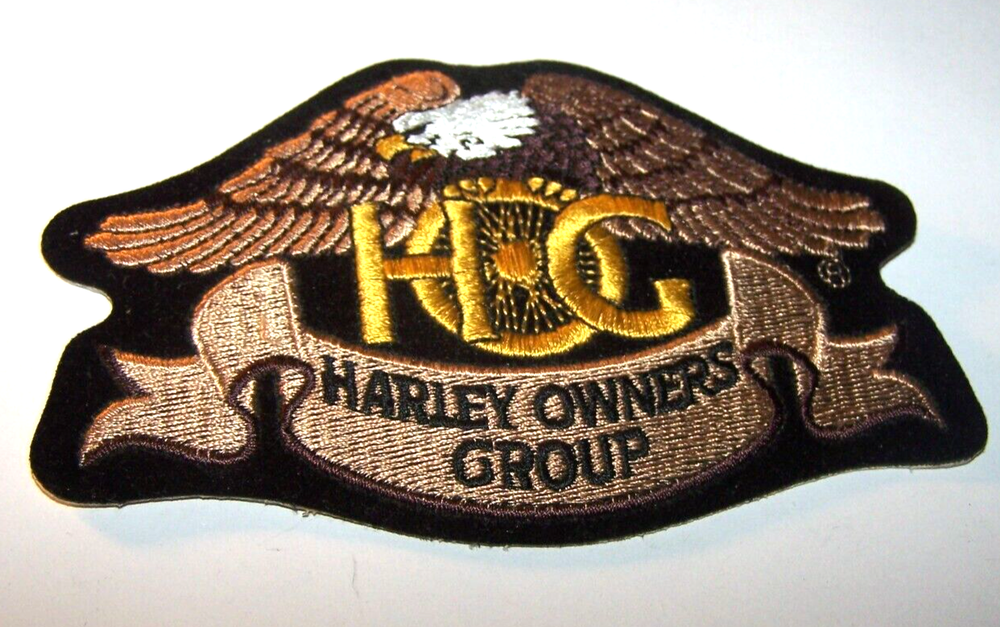 HARLEY DAVIDSON HOG HARLEY OWNERS GROUP VEST HAT JACKET SEW ON PATCH