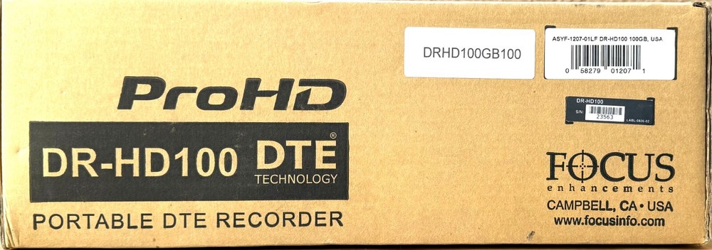 DTE Technology Pro HD Portable Recorder Model DR-HD 100