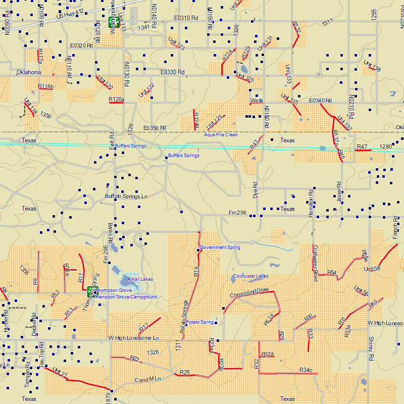 TrakMaps OHV US South - Garmin GPS Map