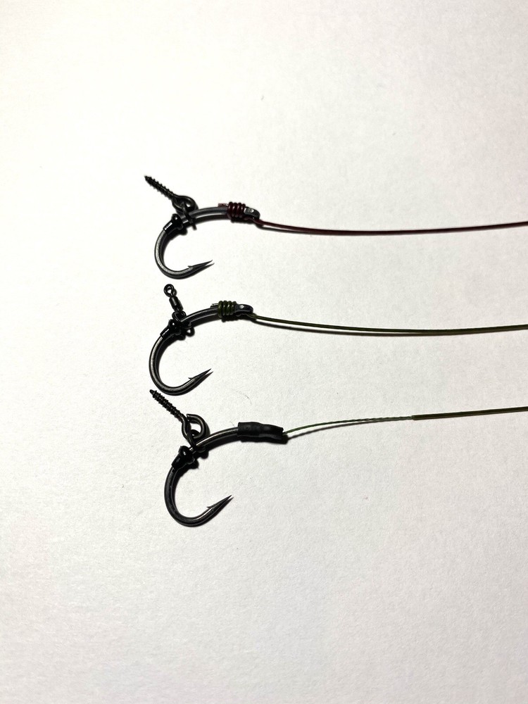 German rigs x 5. ready made custom carp rigs.
