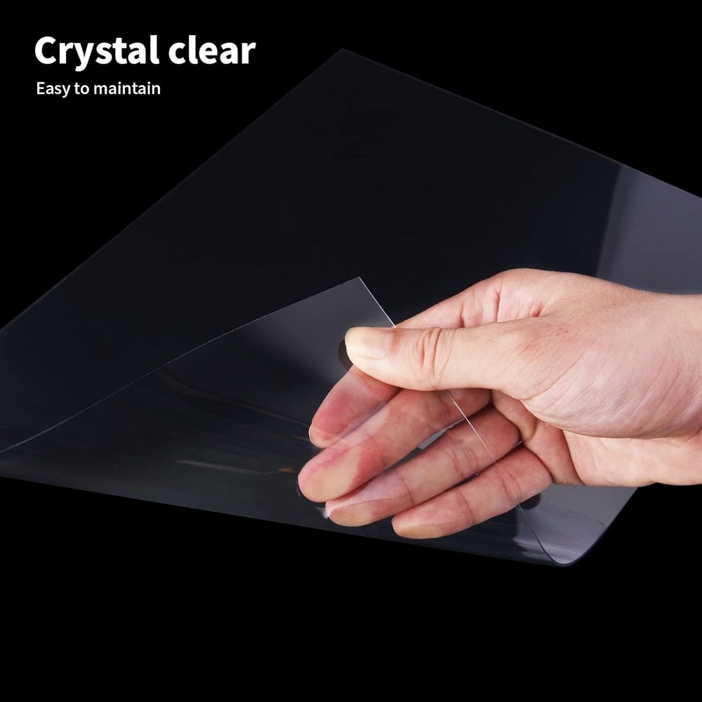 Clear Flexible Plastic Sheets, 5-Pack, 24x36" for Crafting