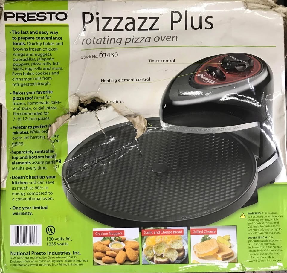Presto Pizzazz Plus Rotating Oven