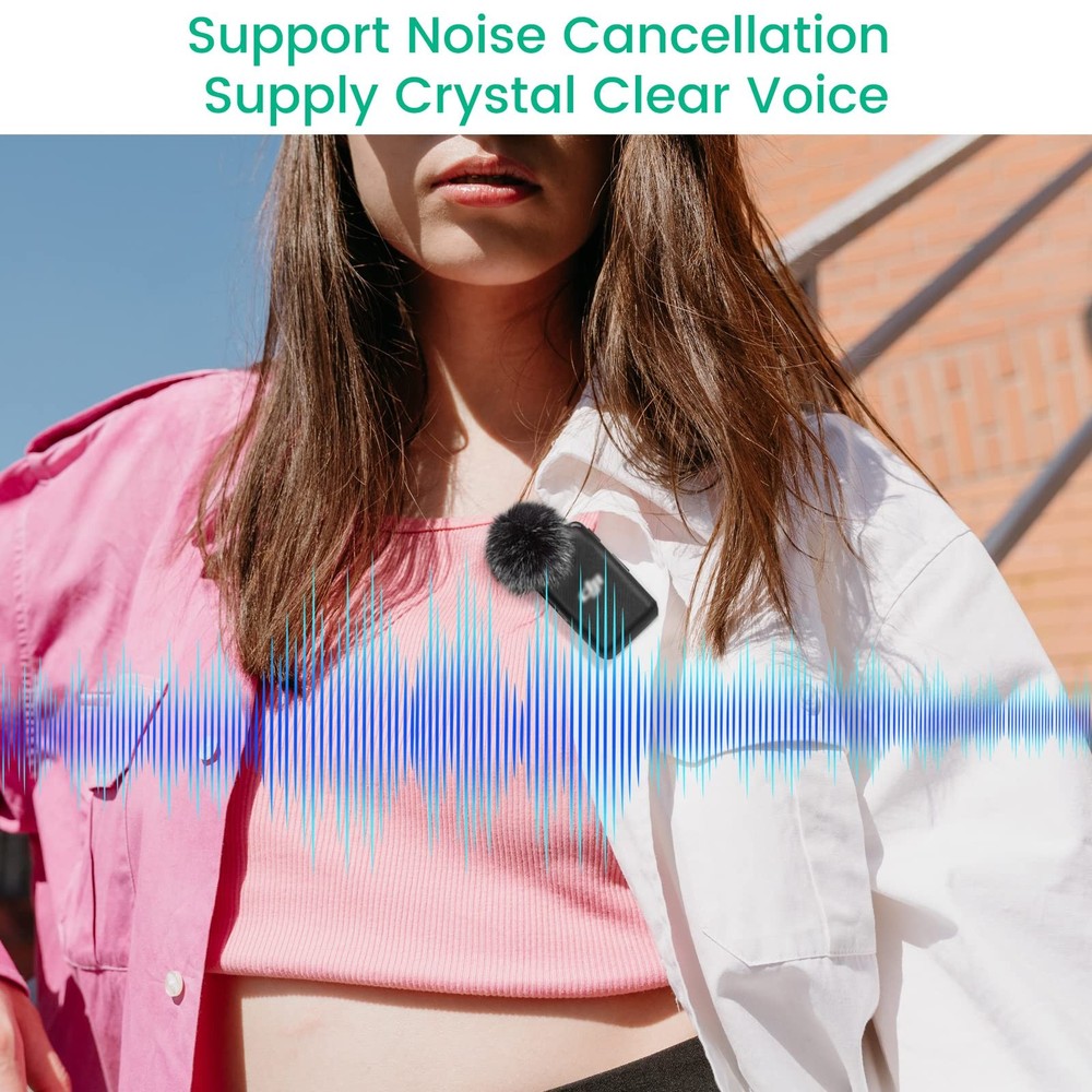 4-Pack Windscreens for DJI MIC Transmitters (TX) Wind Muff, Wireless