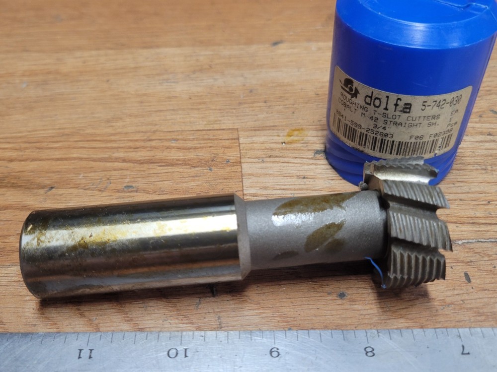 NEW!! DOLFA COBALT T-SLOT CUTTER 3/4"
