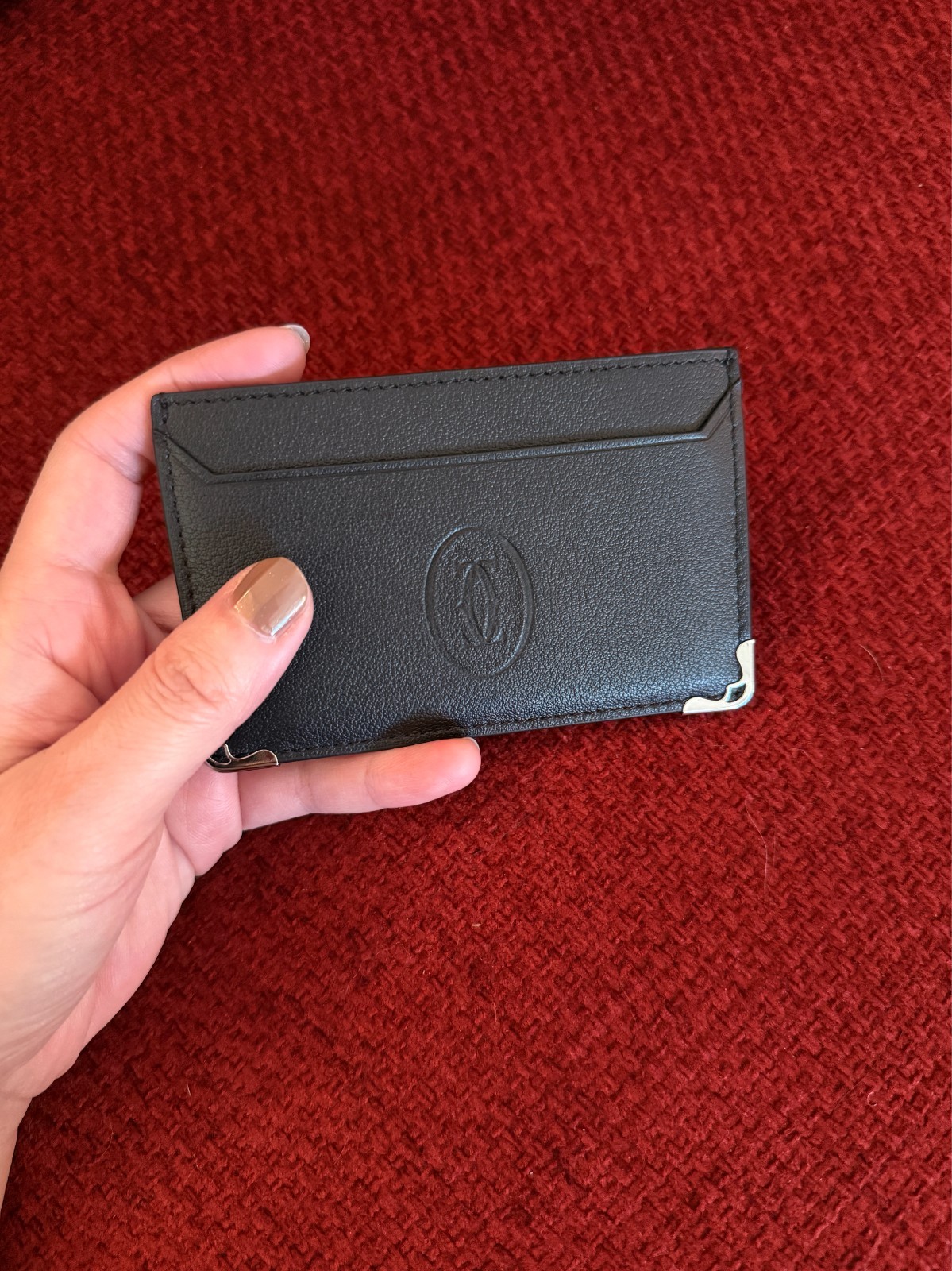 Cartier Cardholder Wallet Black Leather | NEW |Collectible Promotional AD Gift