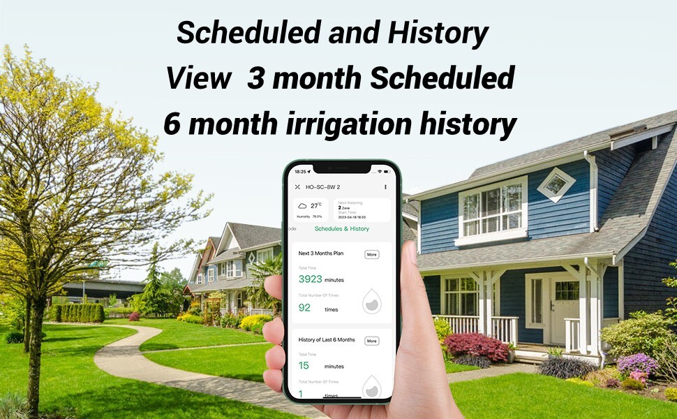 Smart Sprinkler Controller 8 Zones Sprinkler Timer APP Control Irrigation System