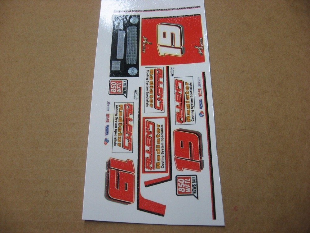 1/64 SCALE ASA CAMARO DECALS #1 (PERFECT)