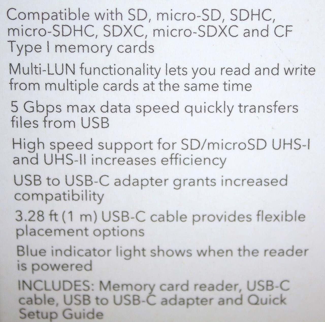 Insignia- USB-C to SD, microSD and CompactFlash Memory Card Reader - Black