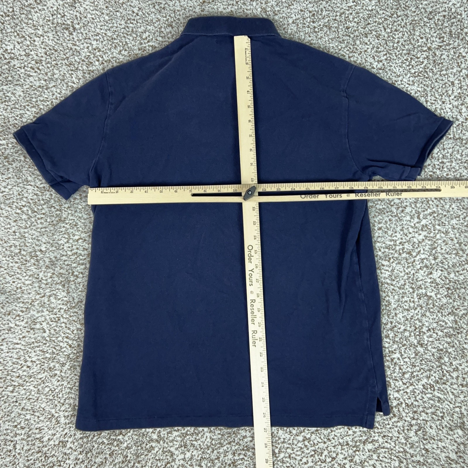 Polo Ralph Lauren Custom Slim Fit Polo Shirt Mens Large Navy