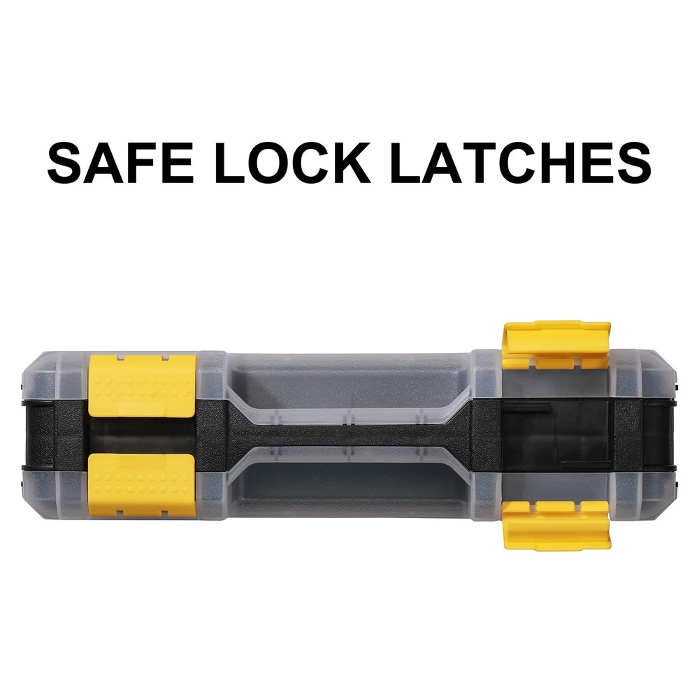 Double Side Tools Organizer, Customizable Removable Plastic Dividers, Hardwar...