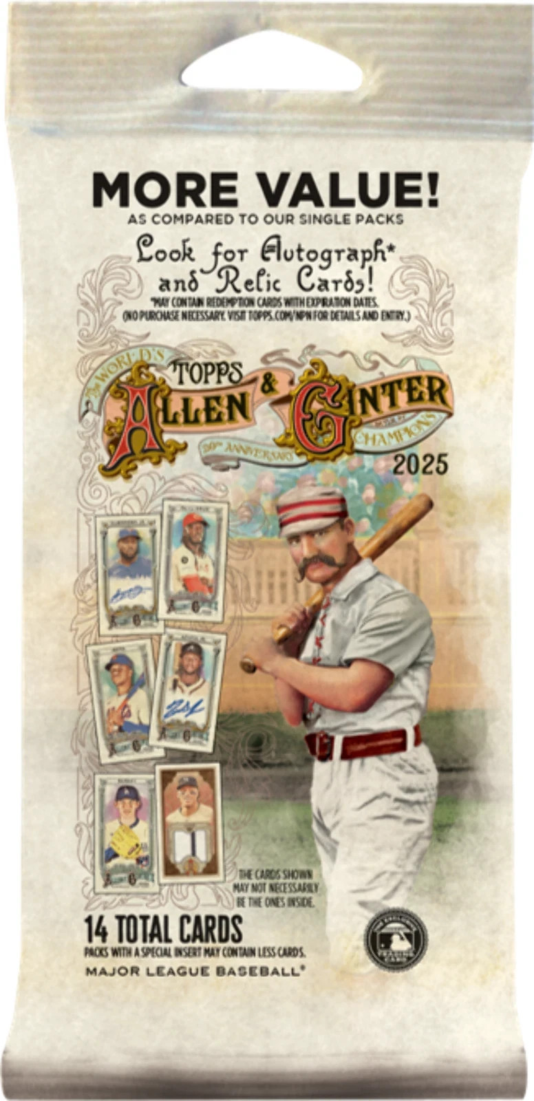 2025 Topps Allen & Ginter Baseball Value Pack (14 Cards)