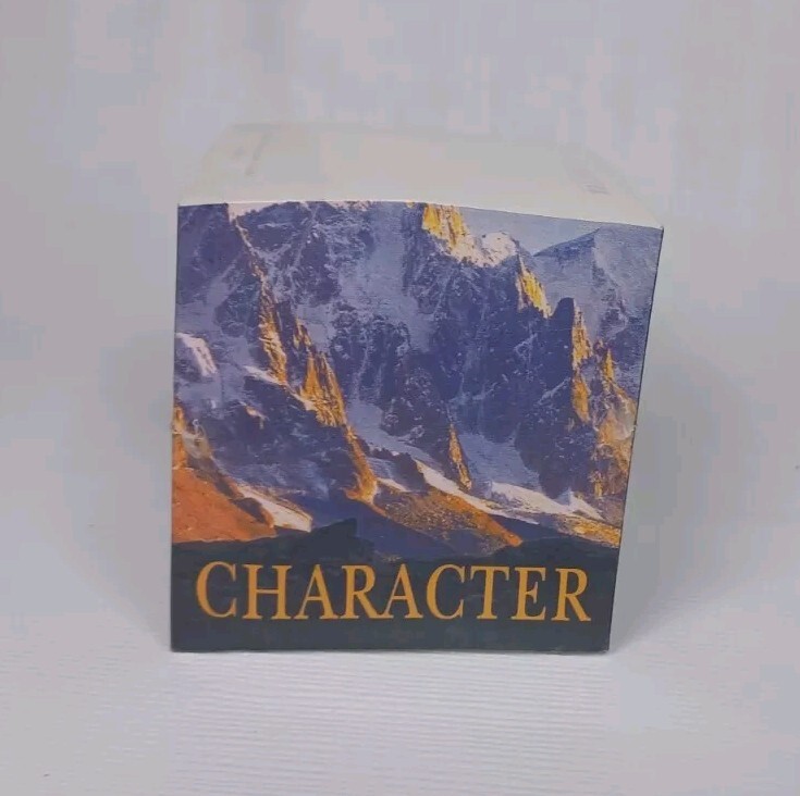 Stik Withit Memo Note Cube Adversity Does Not Build Character ... It Reveals It