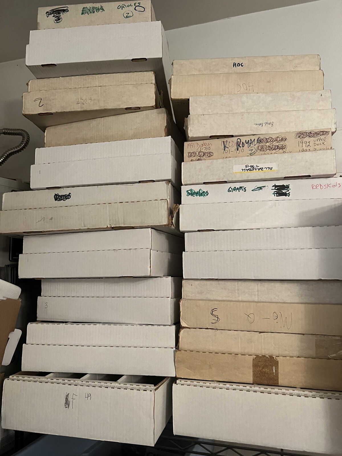 3000+ Count Lot of BASEBALL Cards w Rookies & HOFers Great Premium Selection!