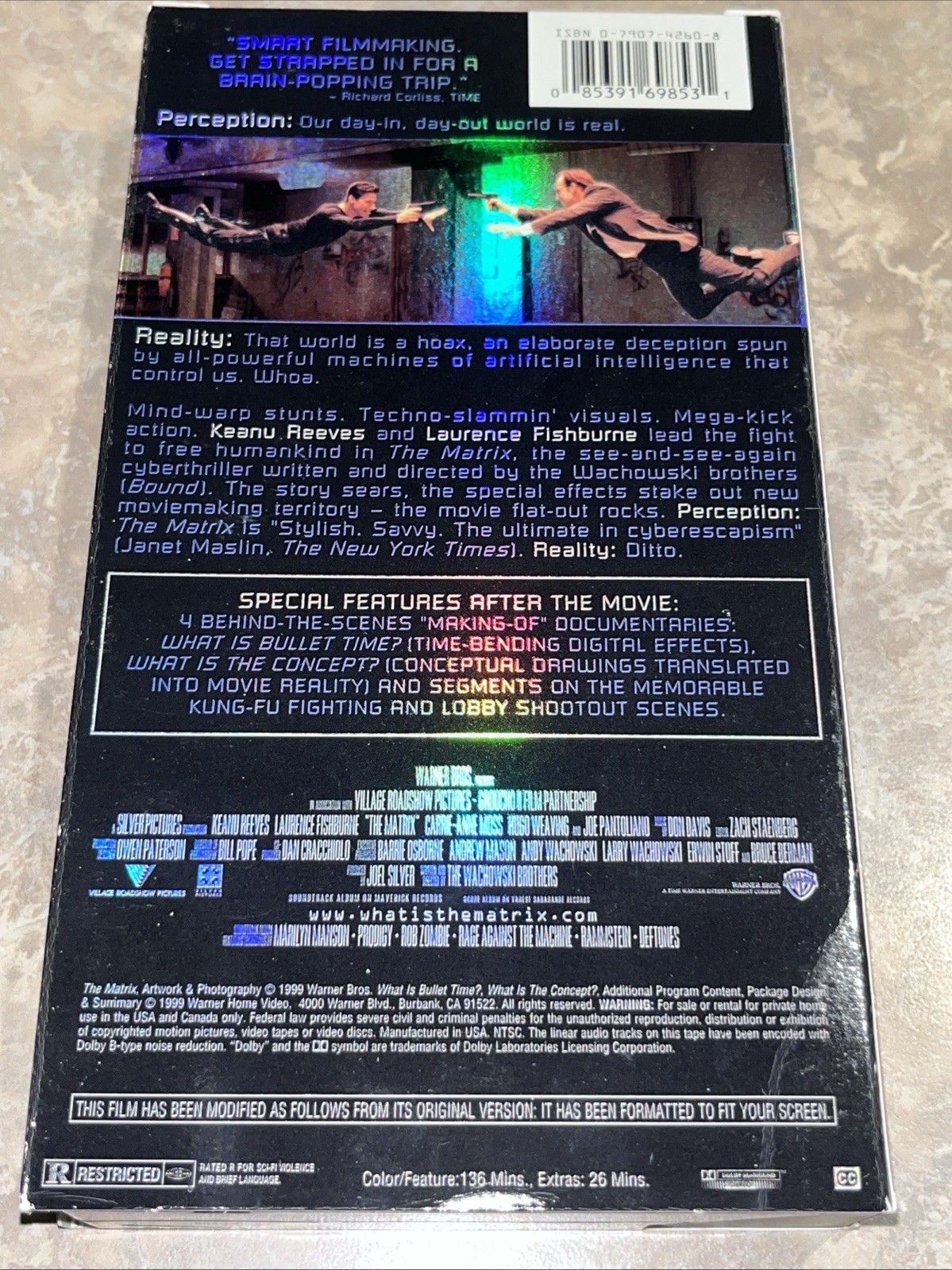 The Matrix VHS 1999 Collector's Edition Keanu Reeves ***EXCELLENT CONDITION***