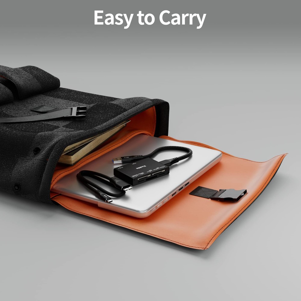 SD Card Reader 7 in 1, USB 3.0 Memory Card Reader/Writer 5Gbps, for SD/Micro ...