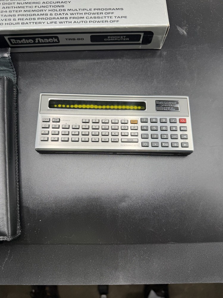 Radio Shack TRS-80 Pocket Computer Printer Cassette Interface Boxes Manuals