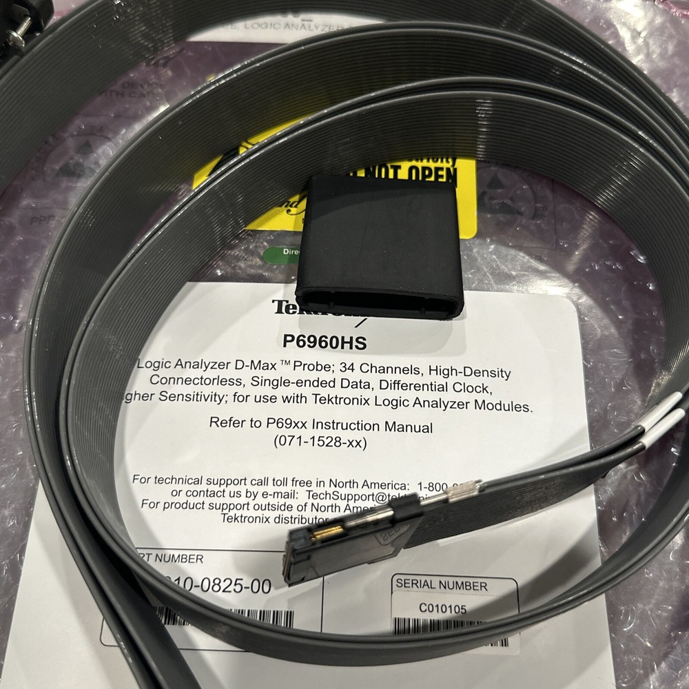 Tektronix P6960HS Logic Analyzer D-Max Probe; 34 Channels, For Logic Analyzers