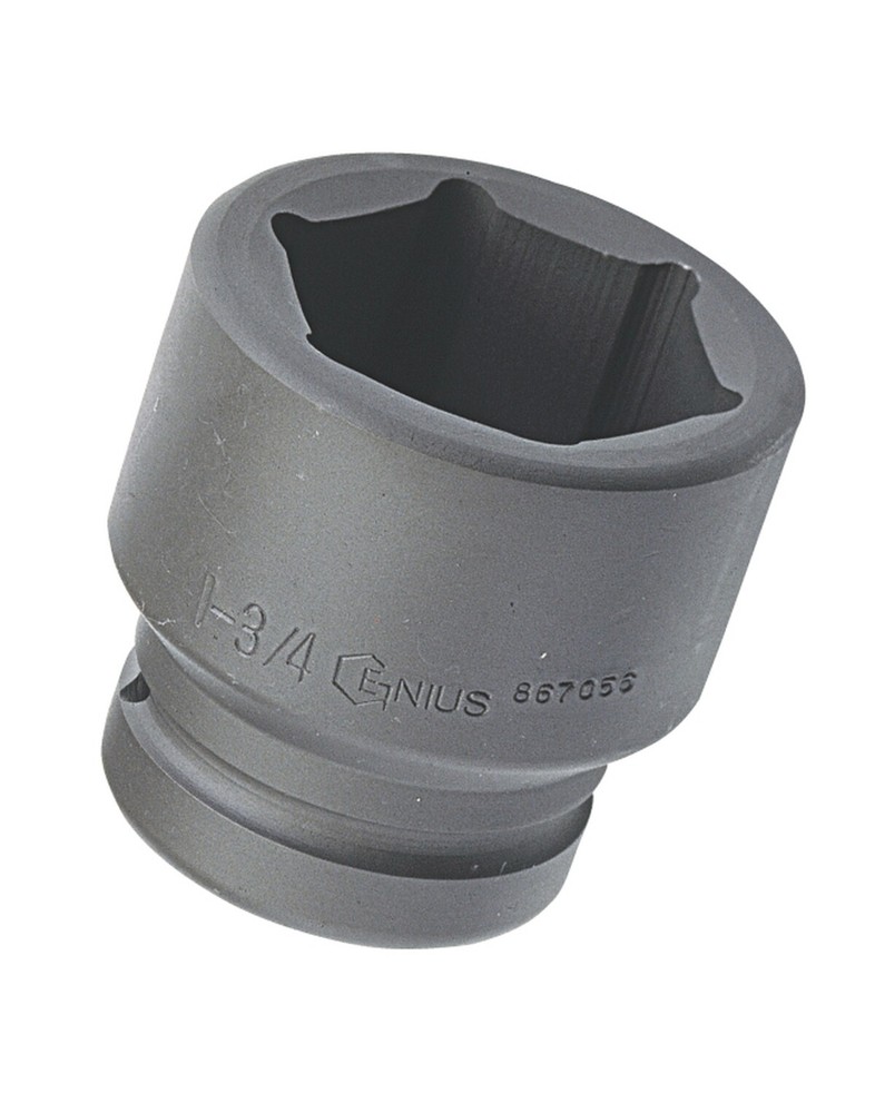 Genius Tools 1" Dr. 2-1/4" Impact Socket (CR-Mo) - 867072