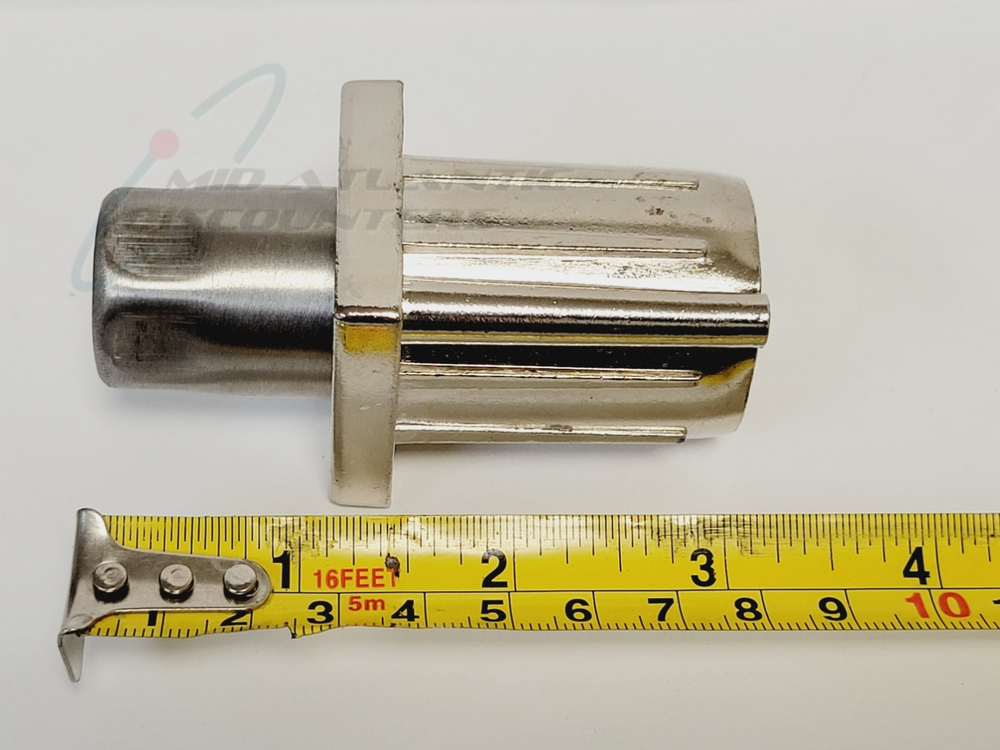 4 Component Hardware 1-1/2" Square Tubing Adjustable Hex Foot Insert A14-0651-C