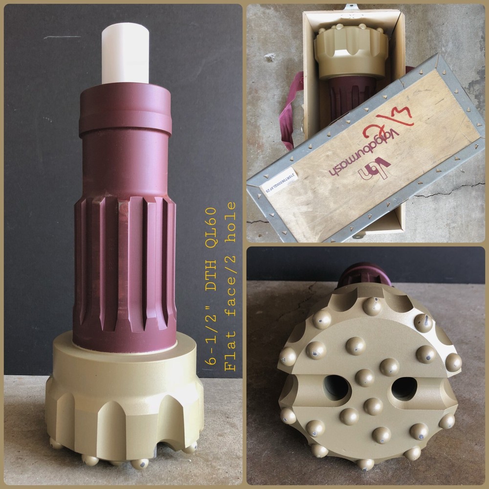 6 1/2" QL60 Flat Face DTH Drill Bit for Hammer Drilling