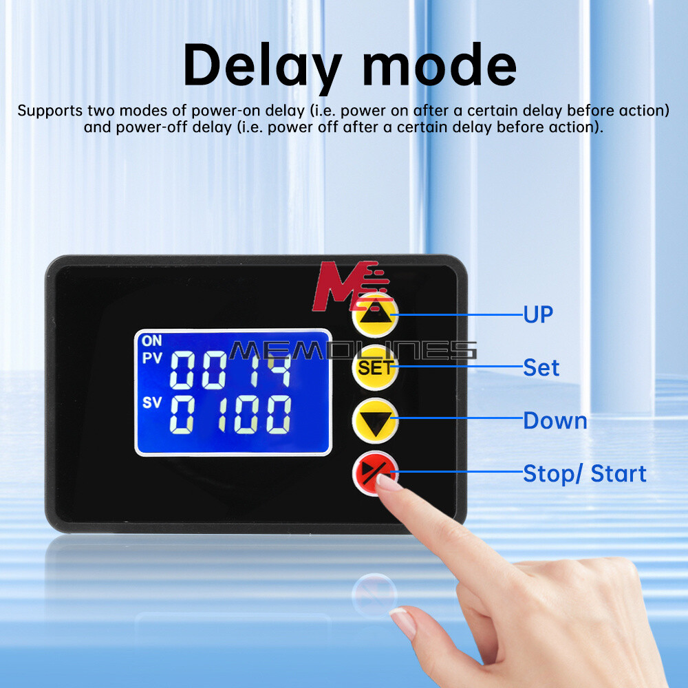 W3050 AC110-220V LCD Digital Microcomputer Time Controller Delay Relay Module